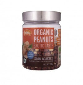 Truefarm Organic Peanuts Exotic Taste Slow Roasted  Glass Jar  250 grams
